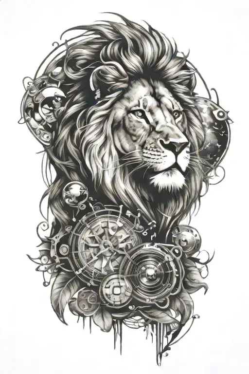 Lion Face Music And Space