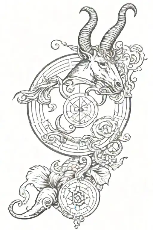 Empathy Symbols With Capricorn Symbol