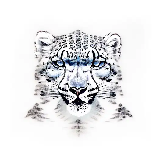 Snow Leopard And Eagle