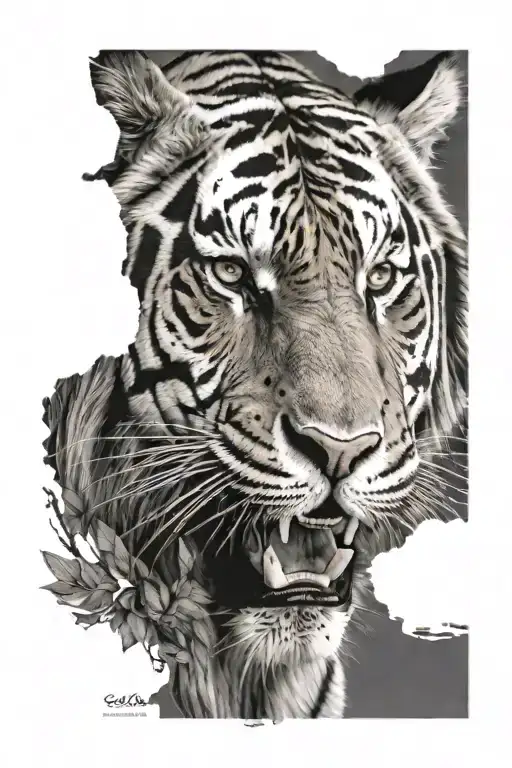Tiger Facing Forward