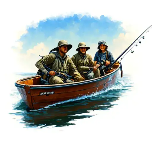 A Realistic Portrait Of A Family Fishing Trip With A Star Wars Twist