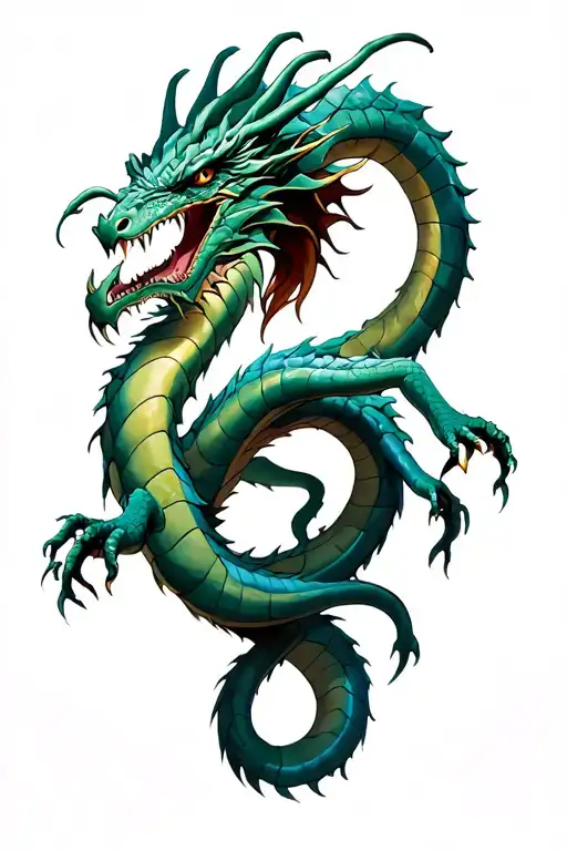 Hercules Fighting Hydra Dragon With 3 Heads