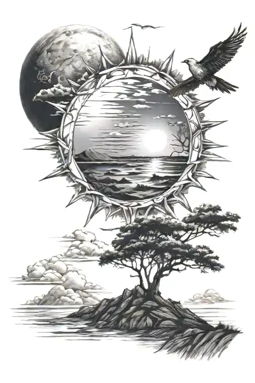 Way With The Sky And The Sun Rising