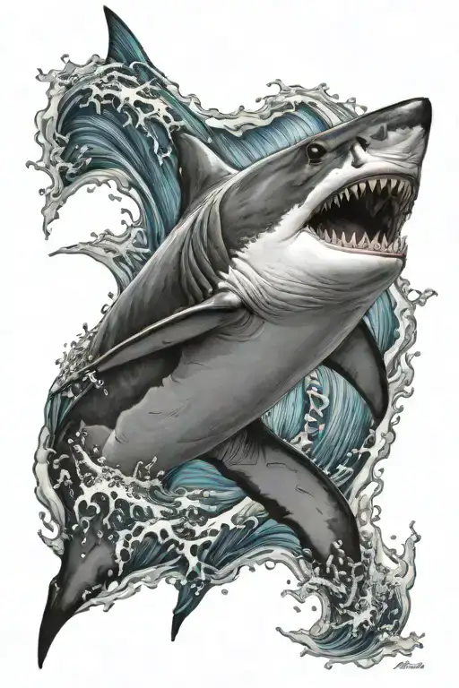 Shark Florida Ocean Waves