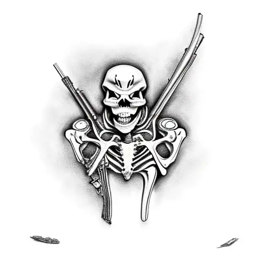Us Army Ranger Skeleton