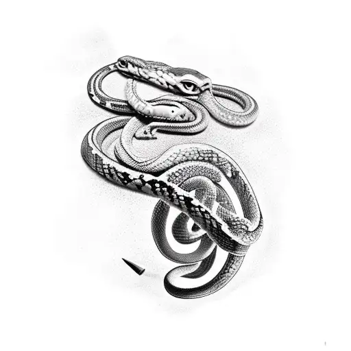 Gladiator With Snake On The Top