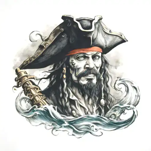 Pirate In The Sea