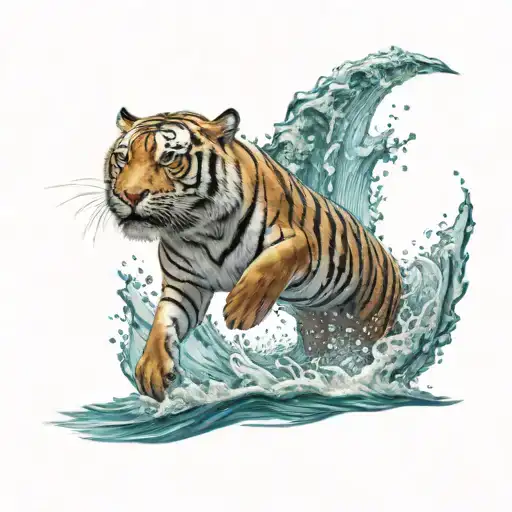 Tiger Beach Dolphin Jumping