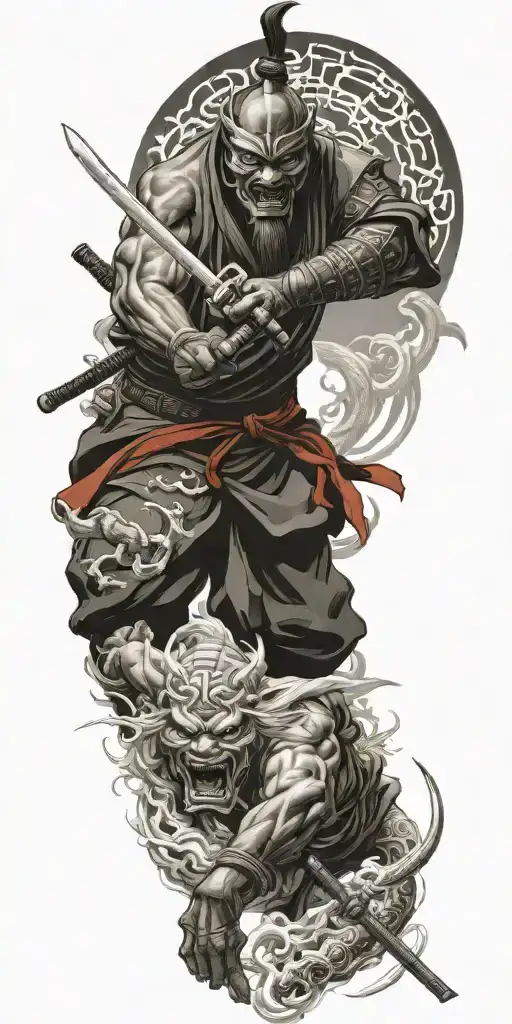 Demon Ninjas And Samurai
