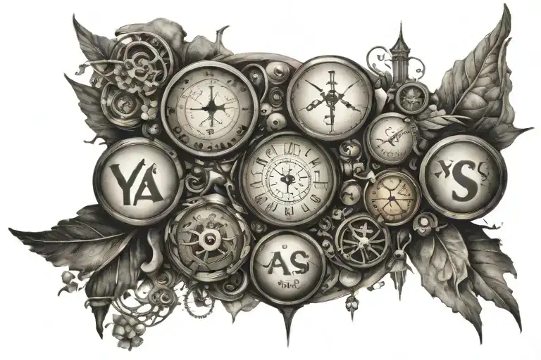 Circle With Mixed Words Yass Tvs