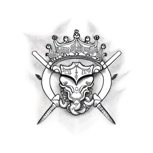 Scorpio Sign And Crown