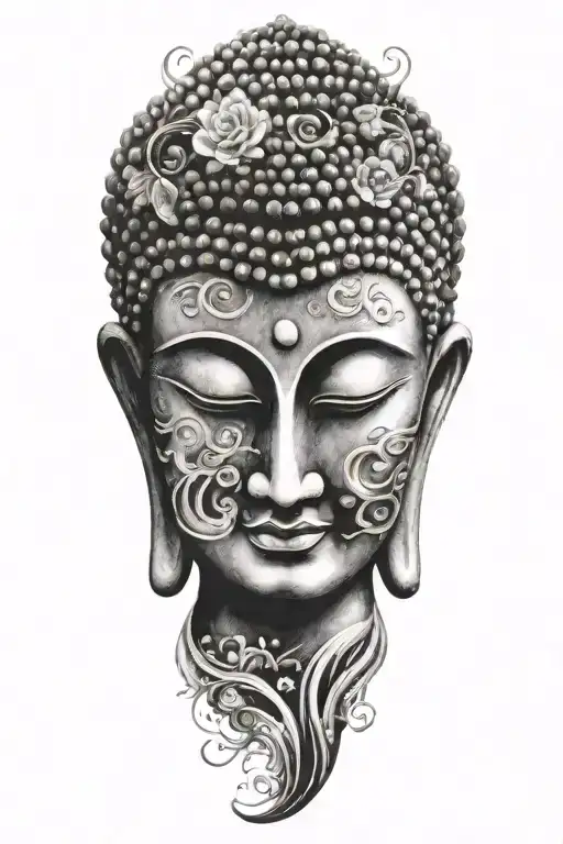 Buddha Galaxy Like Spiral Intertwined