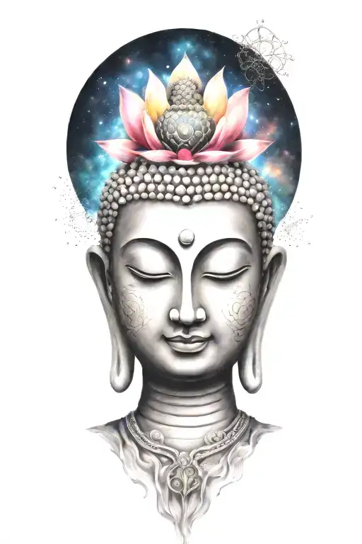Buddha Galaxy Lotus