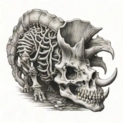 Triceratops Skeleton