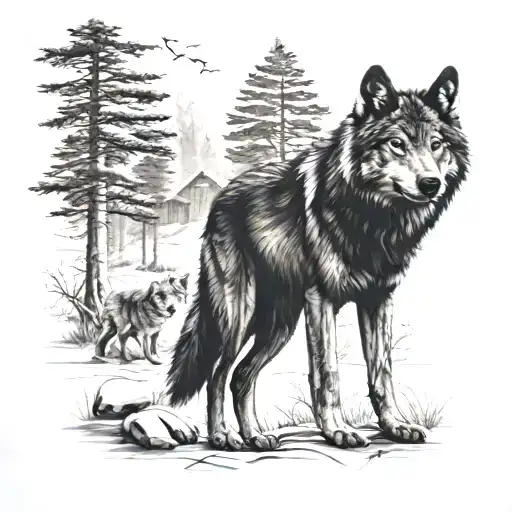 Black Wolf Of The Family