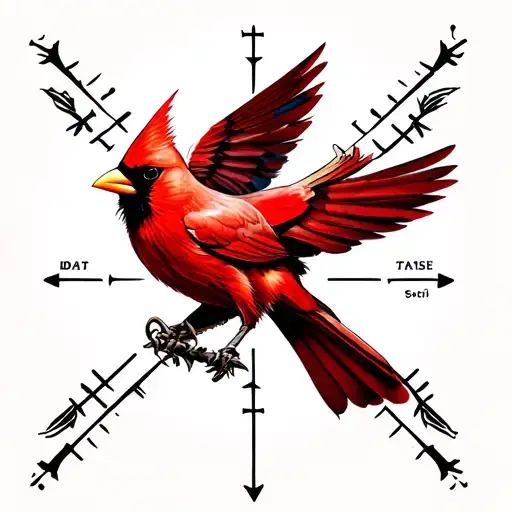 Cardinal Directions Symbolizing Strength