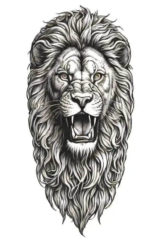 Roaring Lion Head