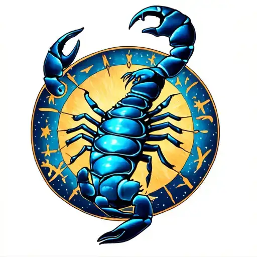 Create Me A Tattoo For My Son Alex Anthony Hayes Born 29 May 2025 And My Star Sign Is Scorpio