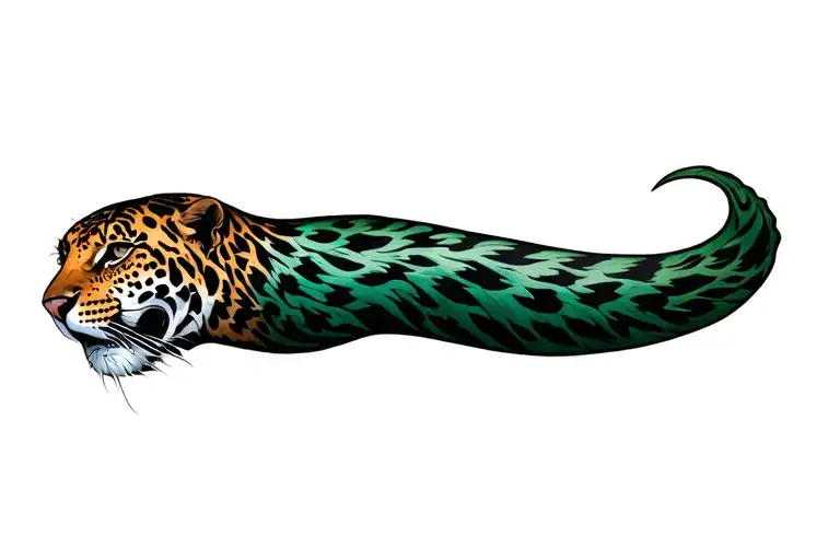 Jaguar Tail Wrapped