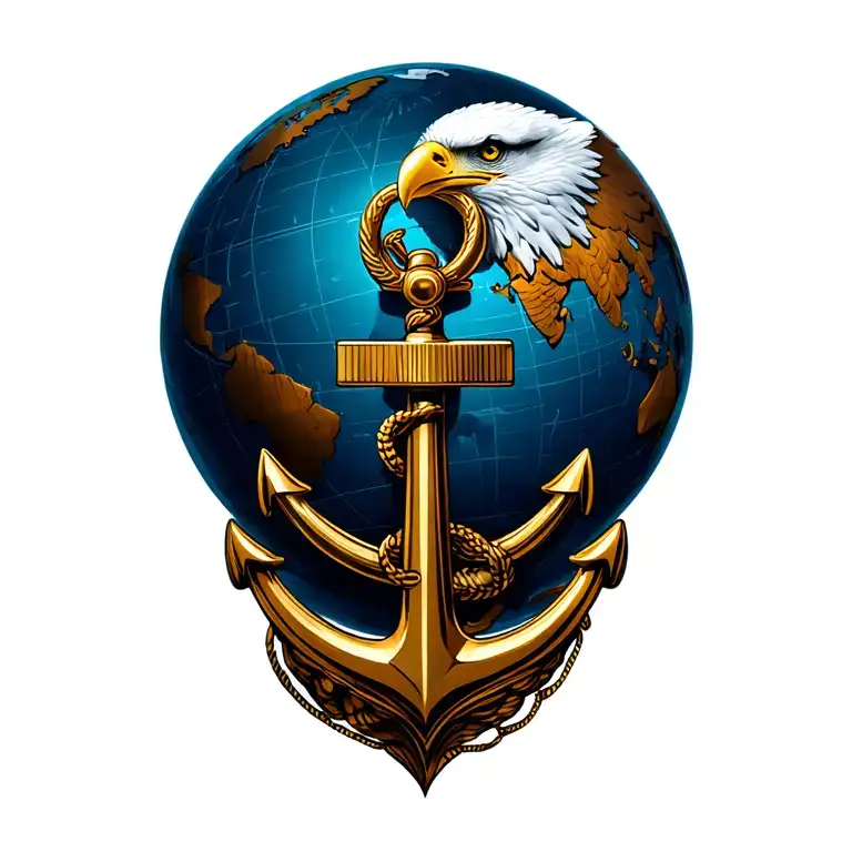 Eagle Globe Anchor