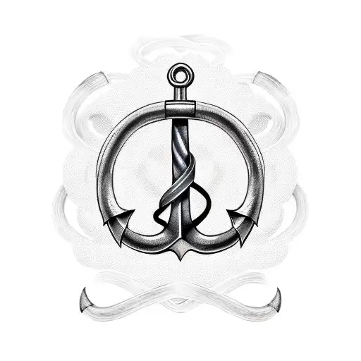 Anchor Infinity Cancer Ribbon