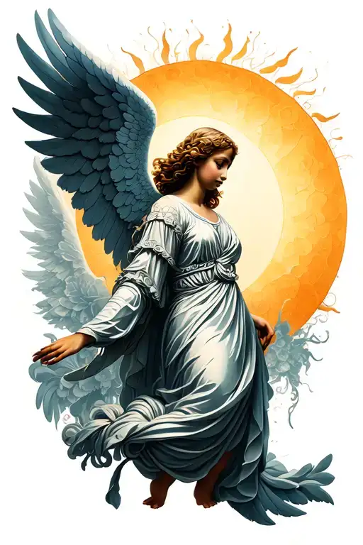 Angel In Between Sun