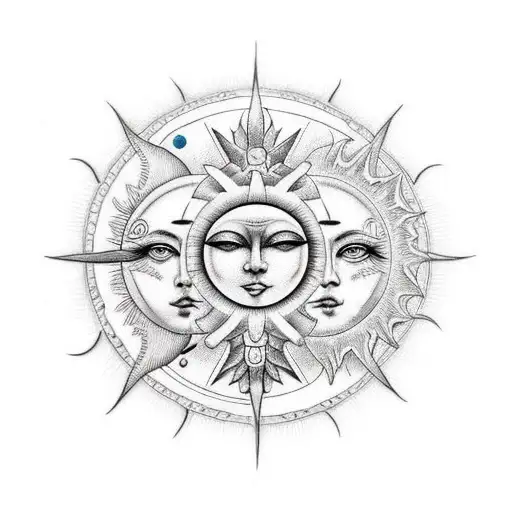 Sun And Moon Goddess