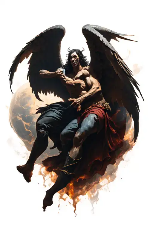 Angels And Demons Fighting