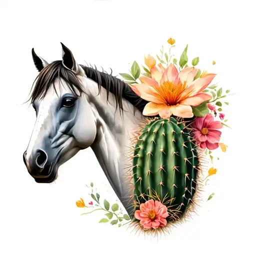 Catus And Horse