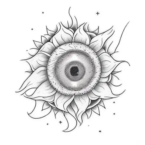 The Word In Script Gratitude With A Sun And Flowers