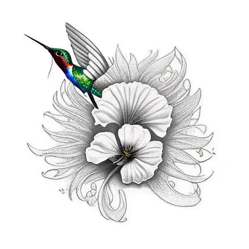 Honeysuckles Mum Hummingbird