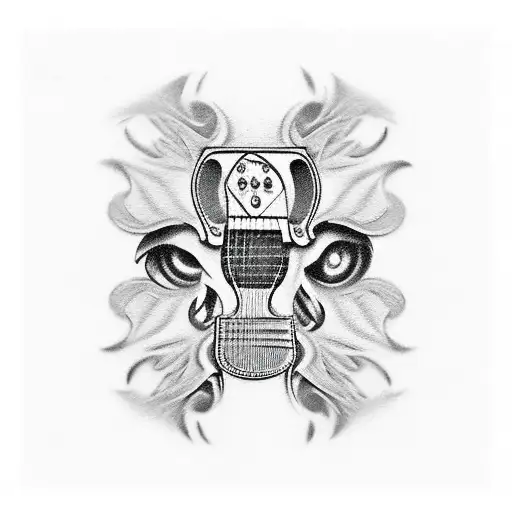 Vintage Guitar Headstock