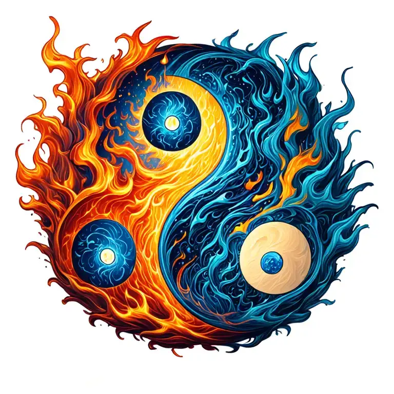 Fire And Ice Yin Yang