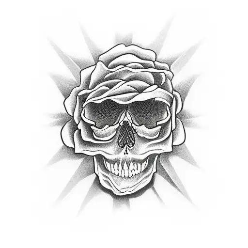 Skull And Roses