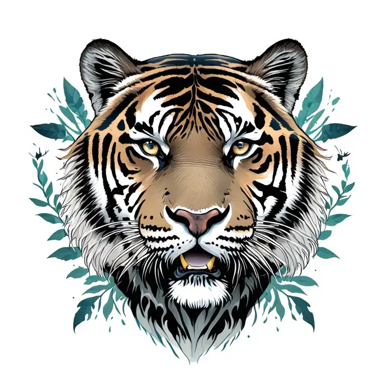Tiger And Virgo Sign Incorporated Representing