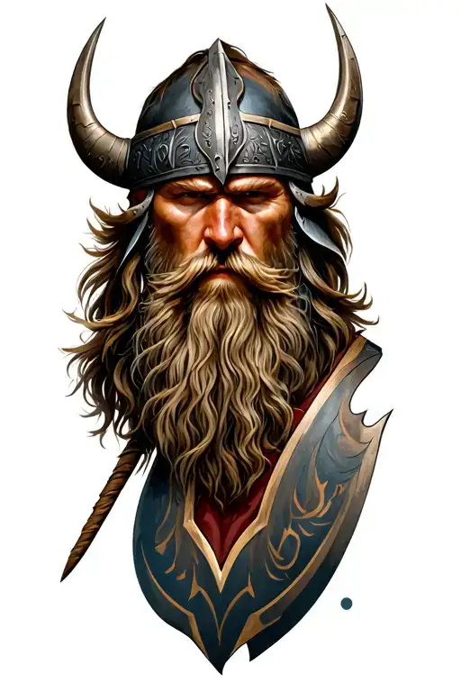 Viking Warrior After Battle