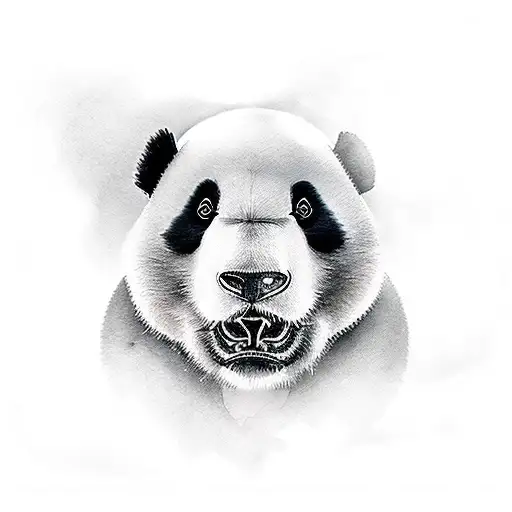 Panda Representing Manliness