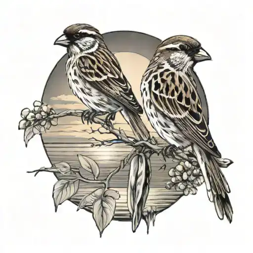 2 Sparrows Sunset Reflecting 05 15 21 V&j Incorporated