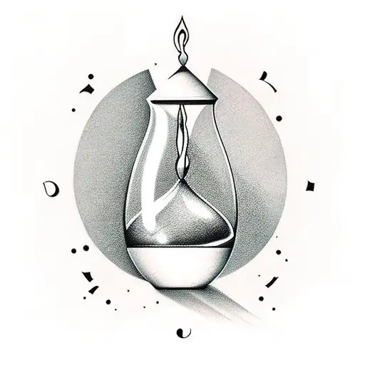 Hourglass And Candles