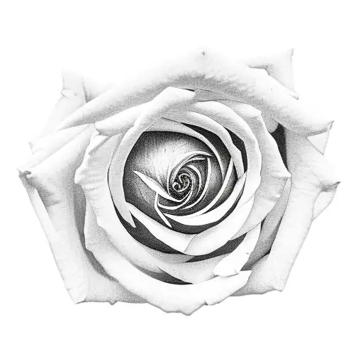 Rose With Names Dylan Cian Lucas On Each Leaf