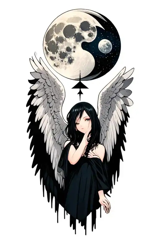 Angel Holding Soul Eater Moon Anime
