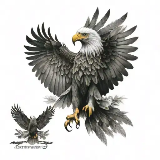 Asian Temple Jungle Eagle