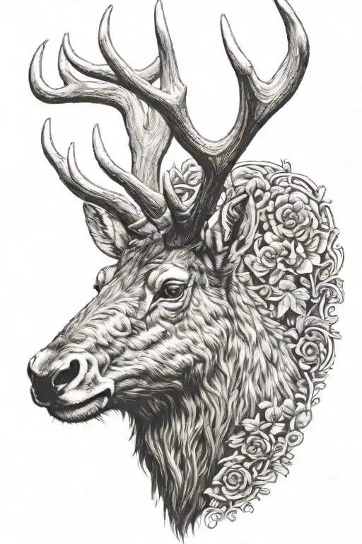Irish Elk Head