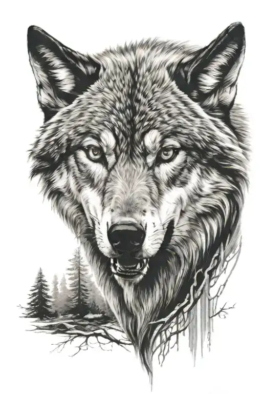 Wolf Looking Forward