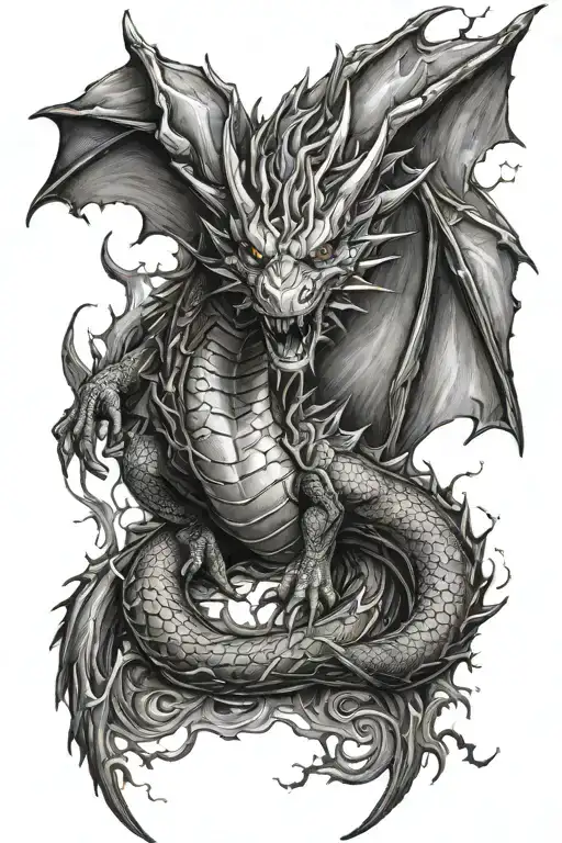 Dragon And Lightning