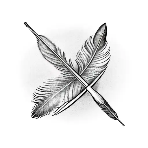 Feathers And Arrow