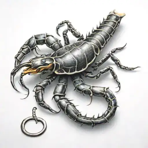 Scorpion With Scale As Tail