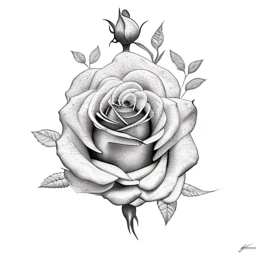 Rose Blooming Out Of A Martini Glass