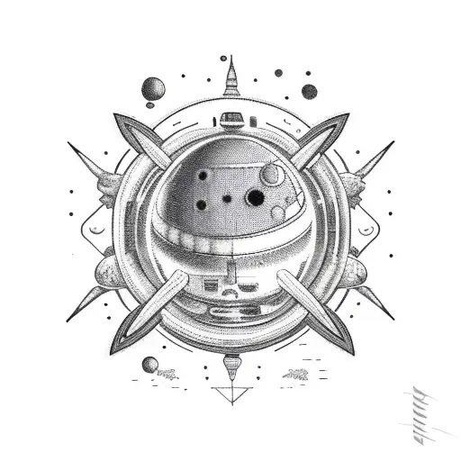 Space Planets Stars Ufo