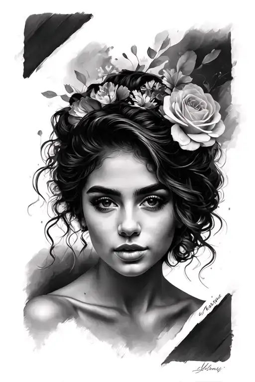 Beautiful Woman Face